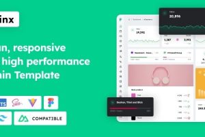 Pinx 1.5 Vuejs / Nuxt Tailwind + Naive Admin Dashboard Template