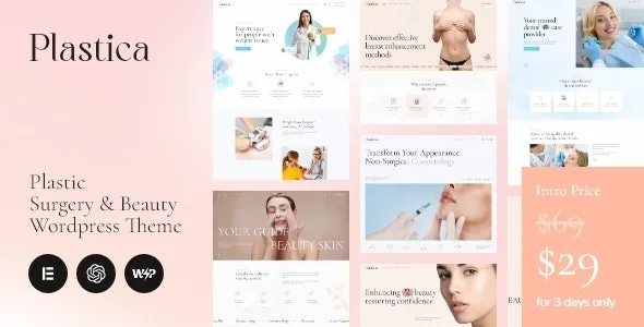 Plastica (v1.2.0) Plastic Surgery & Beauty WordPress Theme