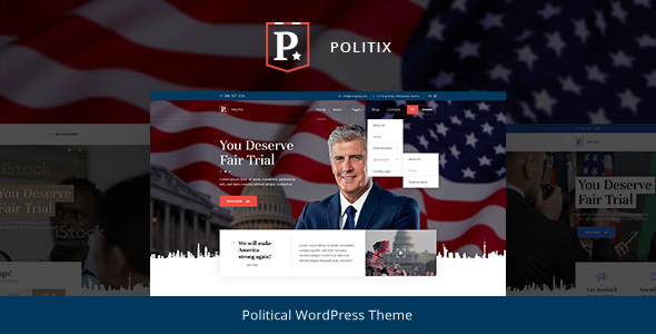 Politix v1.0.5 Political Campaign WordPress Theme