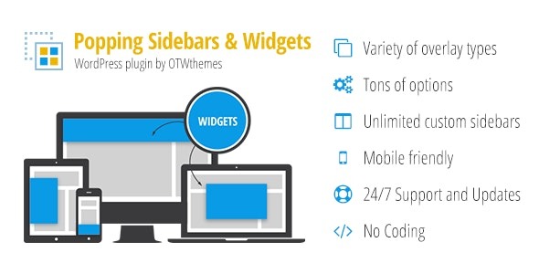 Popping Sidebars and Widgets for WordPress (v2.21)