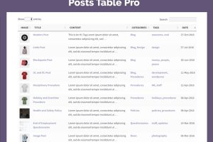 Posts Table Pro v3.3.0 [Barn2Media]