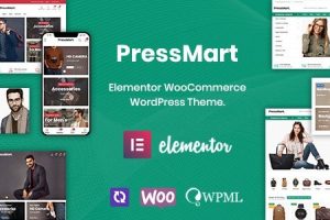 PressMart (v1.2.17) Modern Elementor WooCommerce WordPress Theme [Activated]