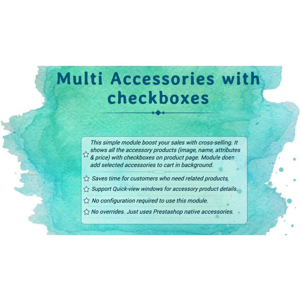 v2.1.1 Multi Accessories with Checkboxes [V1.7] Prestashop
