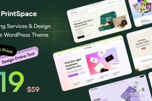 PrintSpace (v1.3.2) Printing Services & Design Online WooCommerce WordPress theme