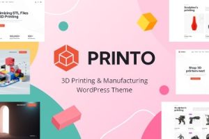 Printo (v1.7.0) 3D Printing & Manufacturing WordPress Theme