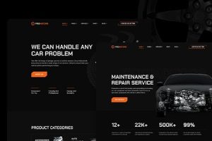 ProMotors - 汽车服务和细节 WordPress 主题 1.0.4