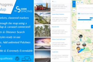 Progress Map WordPress Plugin v5.7.3 + Addons