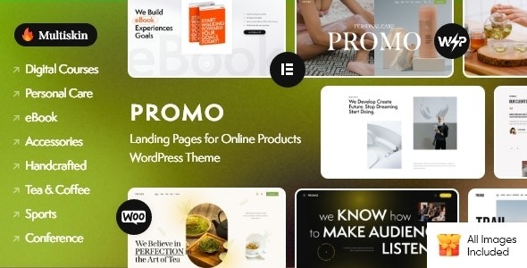 Promo v1.7.0 Landing Pages for Online Products WordPress Theme