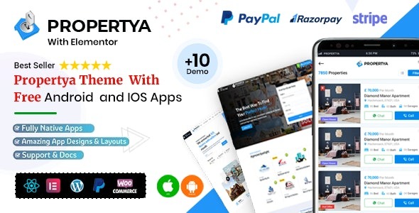 Propertya v1.1.6 Real Estate WordPress Theme