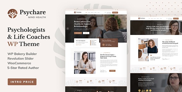 Psychare v1.3.0 WordPress Theme for Psychologists & Life Coaches