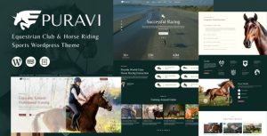 Puravi v1.0.1 Equestrian Club & Horse Riding Sports Theme