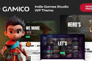 Qamico (v1.1.1) Indie Games Studio WordPress Theme