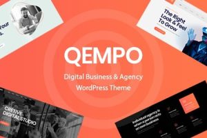 Qempo (v1.3.8) Digital Agency Services WordPress Theme