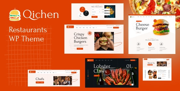 Qichen v1.0.1 Restaurant WordPress Theme