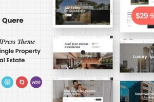 Quere (v1.0.11) Real Estate & Apartments WordPress Theme [Activated]