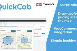 QuickCab v1.3.5 WooCommerce Taxi Booking Plugin