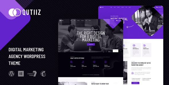 Qutiiz (v1.3.0) Digital Marketing Agency WordPress Theme