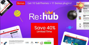 REHub (v19.8.4) Price Comparison, Affiliate Marketing, Multi Vendor Store, Community Theme [Activated]
