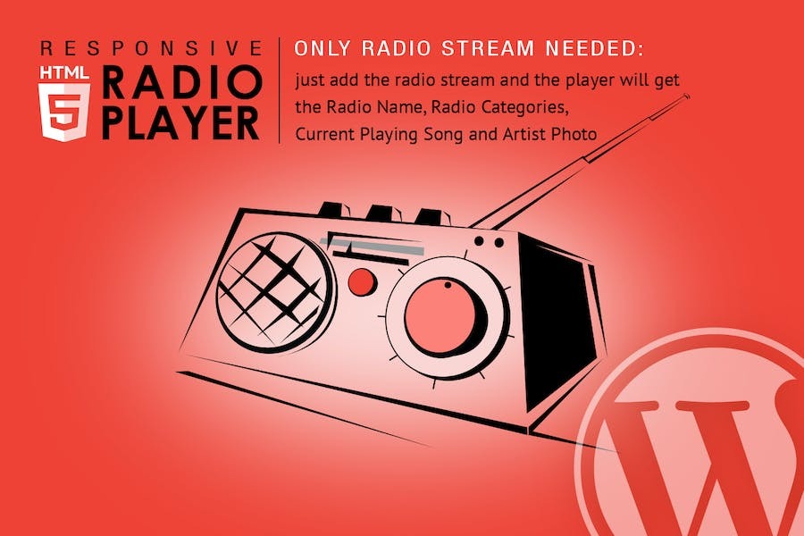 Radio Player Shoutcast & Icecast v4.4.5 WordPress Plugin