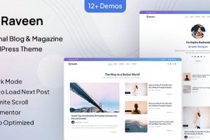 Raveen (v2.0.2) Personal Blog & Magazine WordPress Theme