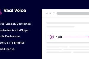 Real Voice v1.26 AI Text to Speech Plugin for WordPress