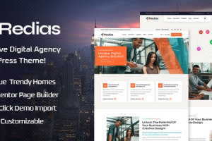 Redias v1.0.3 Creative Digital Agency WordPress Theme