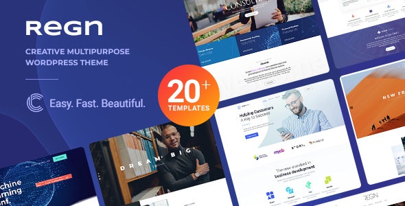 Regn v1.2.3 Modern Multi-Purpose WordPress Theme