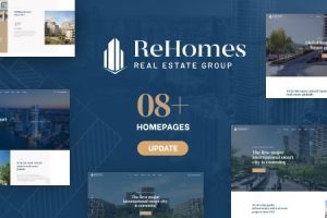 Rehomes v2.0.8 Real Estate Group WordPress Theme