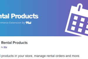 WooCommerce Rental Products v5.4.0 [by 99w]