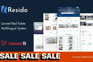Resido (v4.0.0) Laravel Real Estate Multilingual System [Activated]