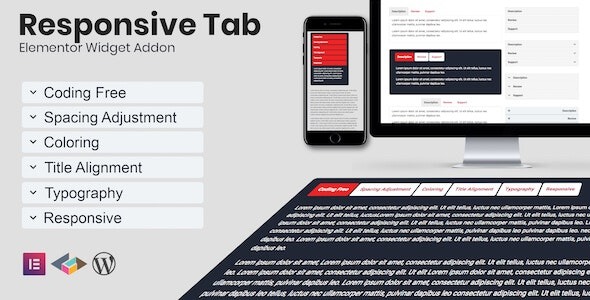 Responsive Tab Elementor Addon Plugin v1.0.2