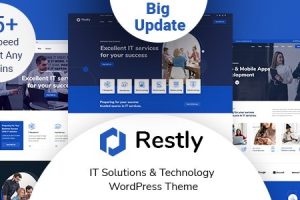 Restly (v1.3.7) IT Solutions & Technology WordPress Theme