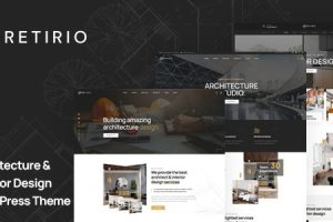 Retirio (v1.1.4) Architecture and Interior WordPress Theme