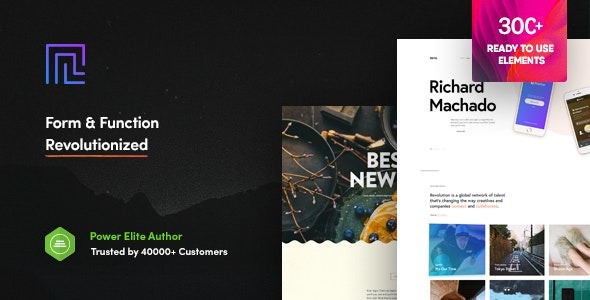 Revolution (v2.4.7) Creative Multipurpose WordPress Theme