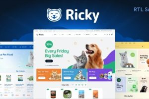 [Activated] Ricky (v2.24.1) Pet Shop & Care WooCoomerce Theme