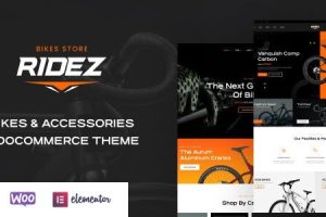 Ridez (v1.0.18) Bike Shop Elementor WordPress Theme