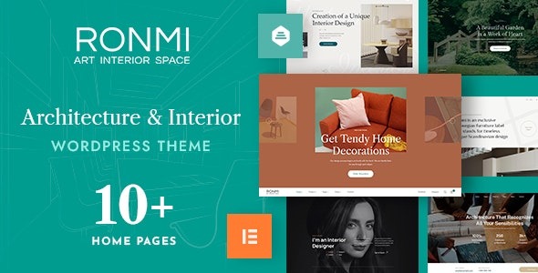 Ronmi (v1.2.4) Architecture and Interior Design WordPress Theme