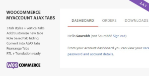 SS WooCommerce Myaccount Ajax Tabs 2.9.0