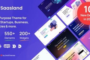 SaasLand (v3.6.8) MultiPurpose WordPress Theme for Saas & Startup [Activated]