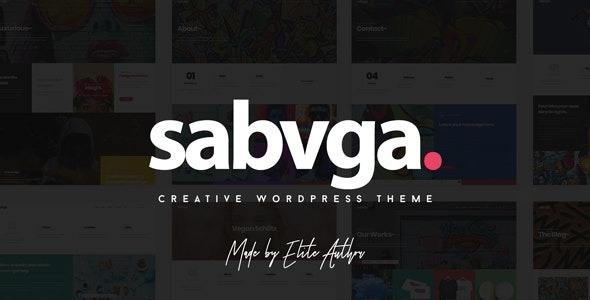 Sabvga v1.4 Modern & Creative Portfolio Theme**
