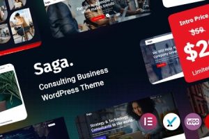 Saga - 商业咨询 WordPress 主题 2.6