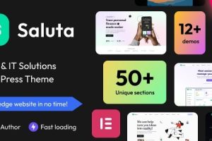 Saluta (v1.15) SaaS & IT Solutions WordPress Theme