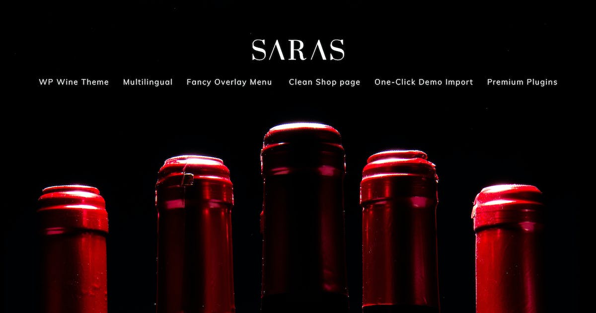 Saras v1.8 Wine WordPress Theme