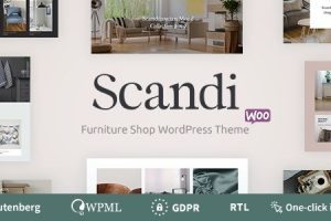 Scandi 1.1.4 - 家具店和家居装饰店 WooCommerce 主题