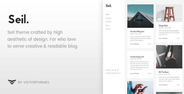 Seil (v1.6) A Responsive WordPress Blog Theme