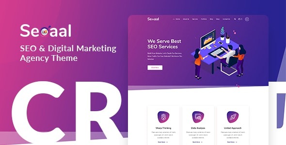 Seoaal v1.1.1 SEO & Digital Marketing WordPress Theme