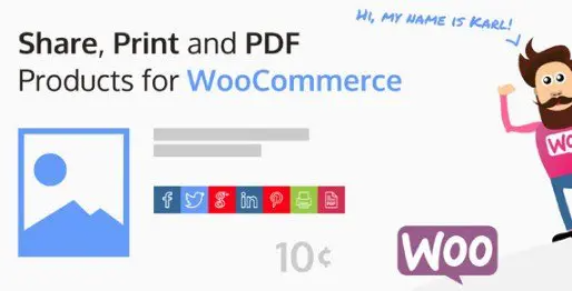 Share, Print and PDF Products for WooCommerce v.2.8.2