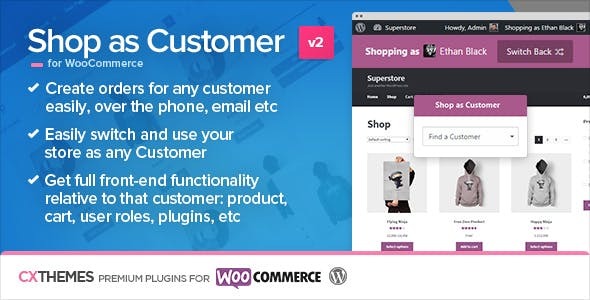 Shop as Customer for WooCommerce v2.16