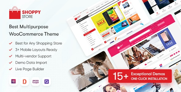 ShoppyStore v3.7.14 Multipurpose Responsive Woo WP Theme (Activated)