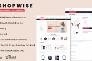 Shopwise (v1.41.1) Laravel Ecommerce Multilingual System [Activated]
